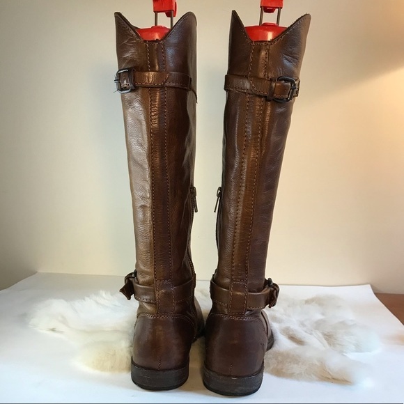 FRYE Women’s 15R Leather Riding Boot Brown 7.5 B - Picture 14 of 15
